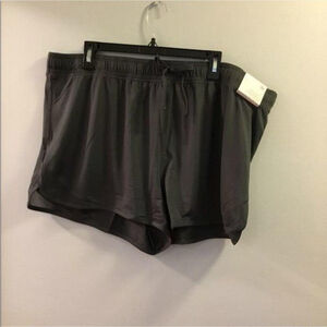 SO sporty running shorts Woman’s Juniors size 3X dark steel gray color